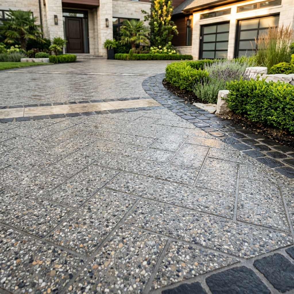 Driveway clean after