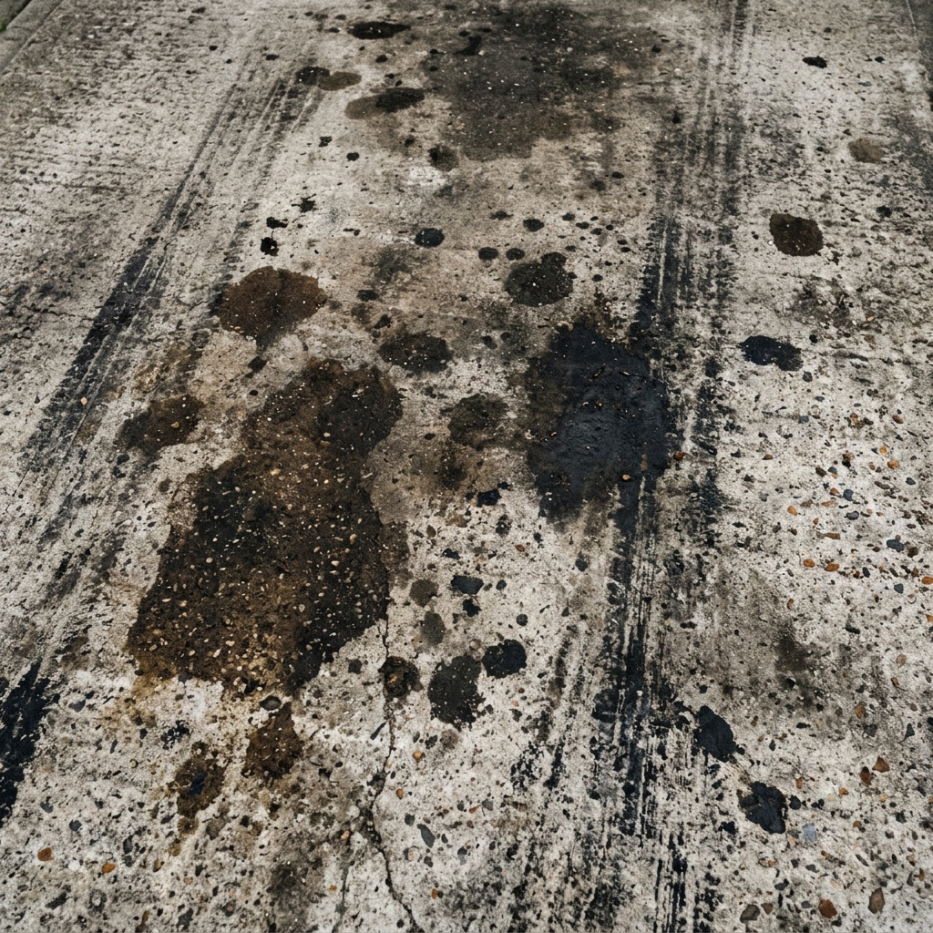 Driveway dirty before