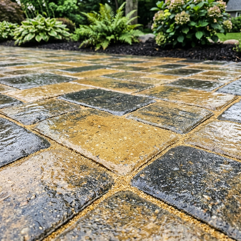 Pavers clean after