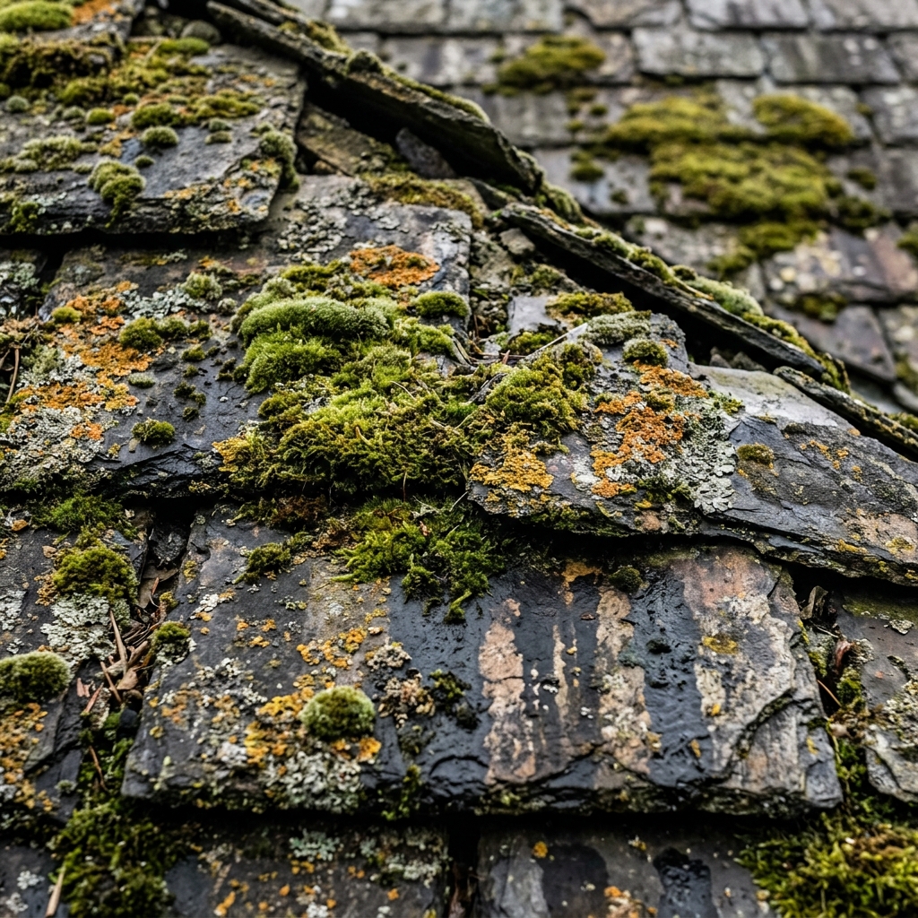 Roof dirty before